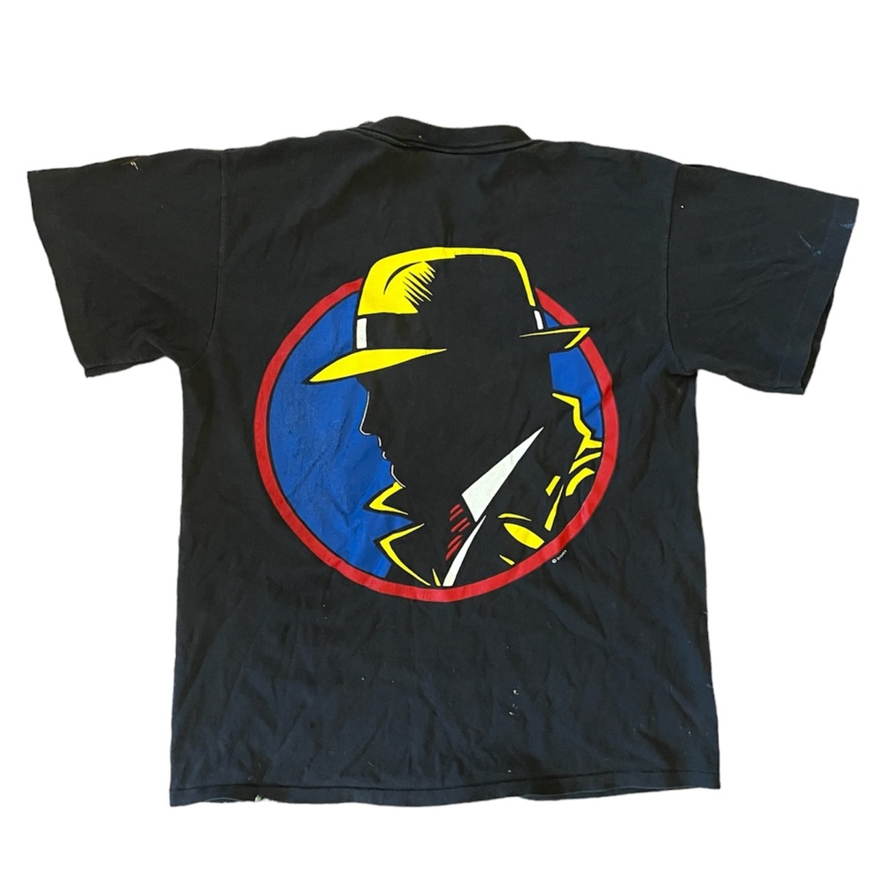 Vintage 1990 Dick Tracy Shirt L Disney Madonna Beatty Movie Promo Size M
